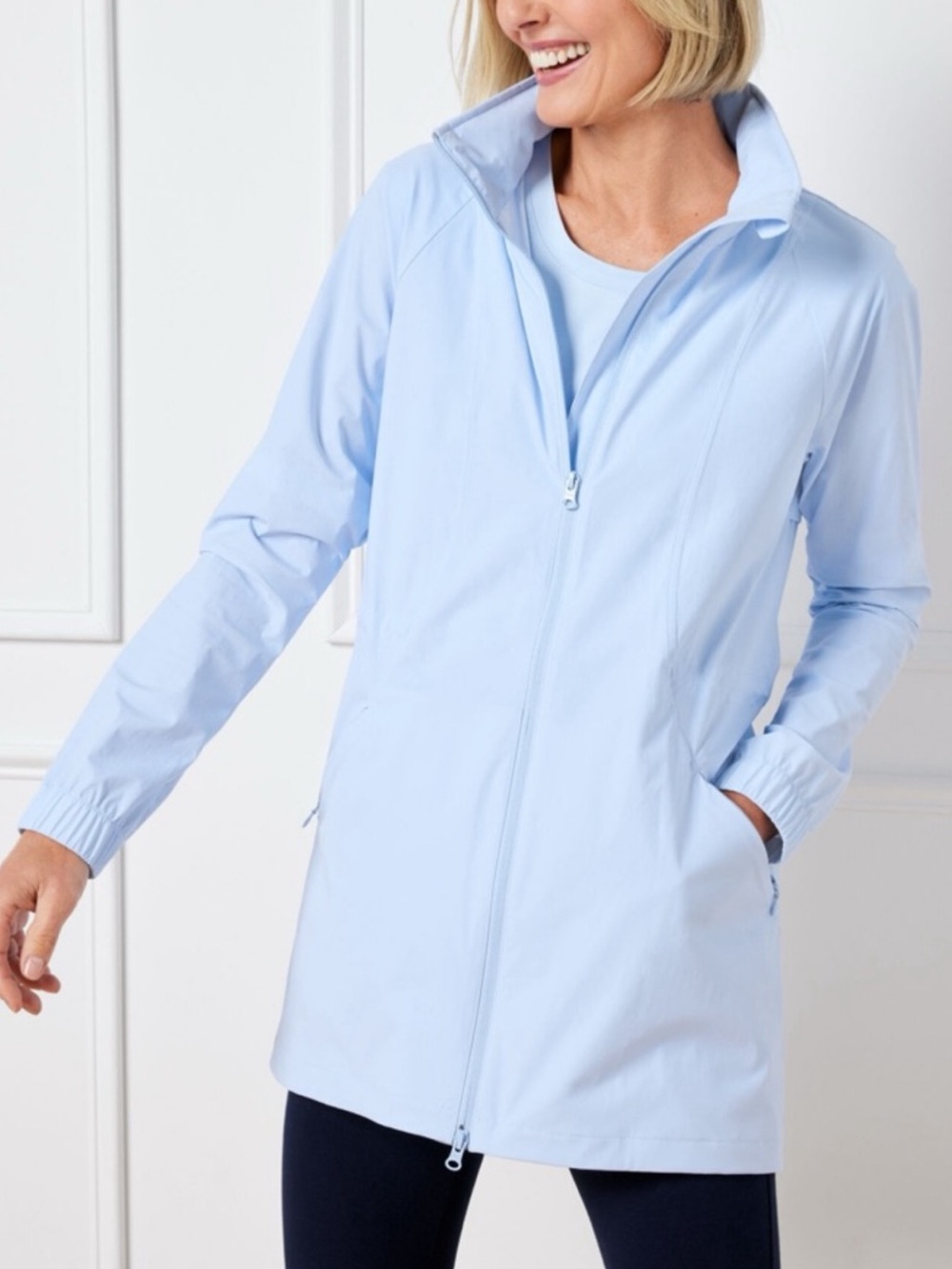 T by Talbots Hooded Rain Jacket